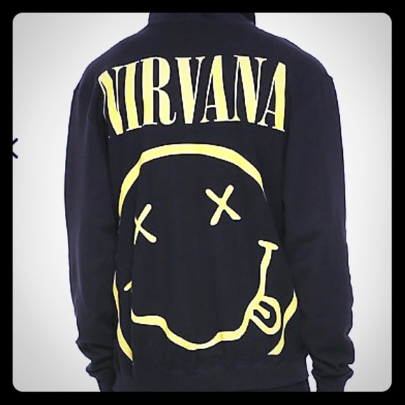 hot topic nirvana hoodie